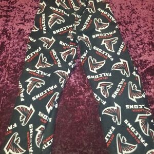 Falcons Kids Black Pajama Bottoms